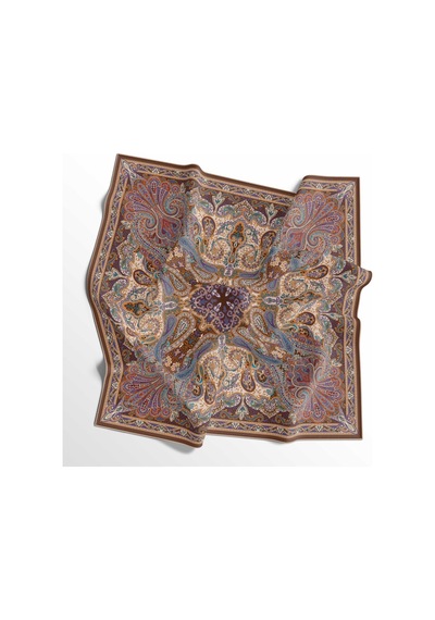 İpekal Soft Pamuk Eşarp - 05405 - 90 X 90 / Kahverengi - 07 Kahverengi - 07