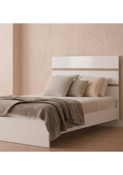 Asel Başlıklı Tek Kişilik 90x190 Karyola Seti