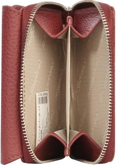 Cengiz Pakel Kadın Hakiki Deri Mini Yatay Çıtçıtlı Cüzdan/portföy - 65288 - Bordo 65288-bordo