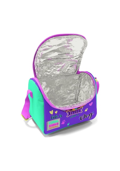 Coral High Kids Sarı Pembe Sevimli Köpek Desenli Thermo Beslenme Çantası 11752