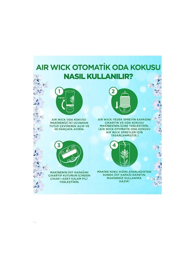 Oda Kokusu Freshmatic Makine Yedek Spreyi Temizliğin Esintisi 3x250ml