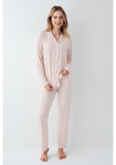 Arnetta Kadın Pembe Gömlek Pijama Ar3418-s-v1 Pembe
