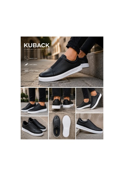 Kuback Legend İs Back Kb-007 Kuback Siyah Beyaz Yüksek Taban Tek Bant Bağcıksız Günlük Erkek Ayakkabı Siyah Siyah Kuback Legend İs Back Kb-007 Kuback Siyah Beyaz Yüksek Taban Tek Bant Bağcıksız Günlük Erkek Ayakkabı Siyah Siyah