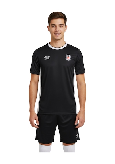 Beşiktaş Lisanslı Umbro Siyah Nostaji Forma Siyah-beyaz