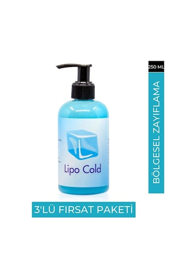 Süper Lipo Cold G.çlü Krem 250 Ml X 3 Adet