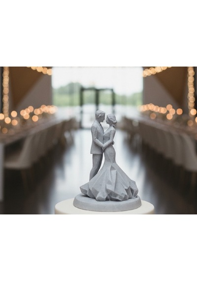 Gelin Ve Damat Hediyelik Dekoratif Obje Figür 15 Cm
