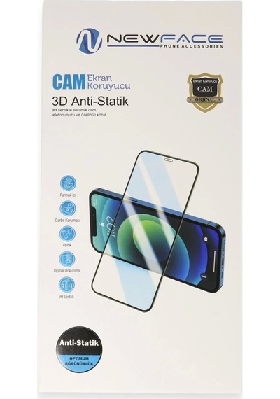 Realme 12 5g 3d Antistatik Cam Ekran Koruyucu
