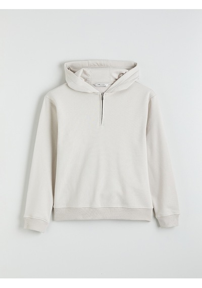 Lcw Vision Bej Uzun Kollu Erkek Hoodie