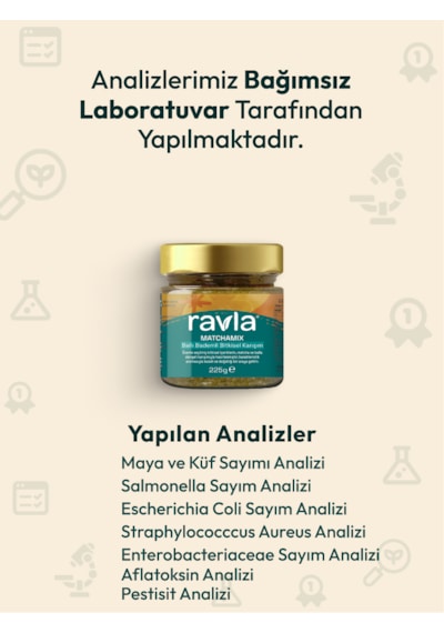 Ravla Matchamix Ballı Bademli Bitkisel Karışım 225 G