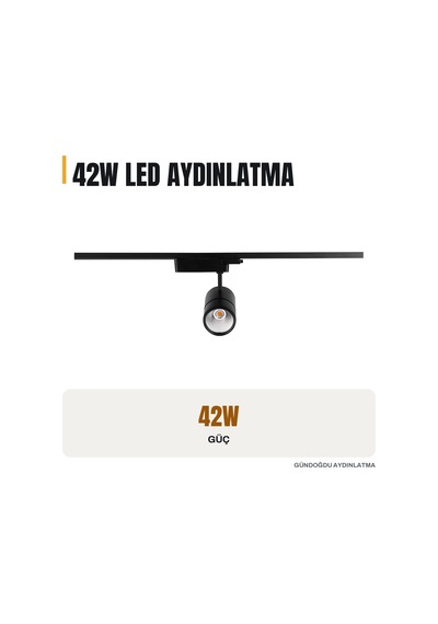Goya 42w Samsung Ledli Ray Spot Mağaza Aydınlatma Armatürü - Gy-3595 Diğer