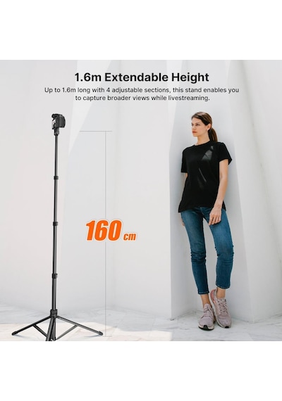 Ulanzi Tb64 160cm Çok Fonksiyonlu Tripod T115gbb1
