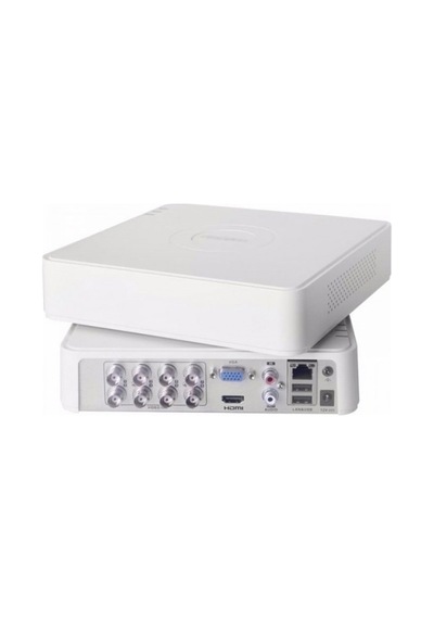 Hikvision Ds-7108hghı-m1 8 Kanal H.265 Pro+ Dahili Ses Desteği 1 Sata Hibrit Kayıt Cihazı