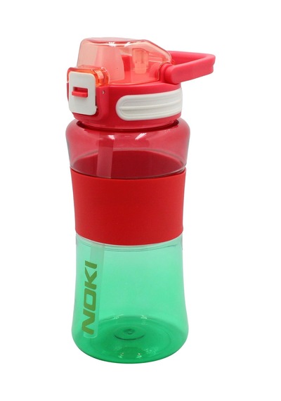 Noki Tritan Pipetli Kapak Çift Renk Silikon Kemerli 700 Ml Matara Çok Renkli