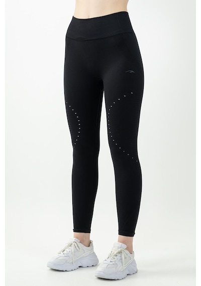 Maraton Active Slimfit Kadın Koşu Siyah Tayt 812118-siyah