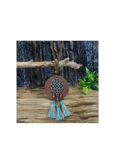 Yıwu 3 Parça Vintage Bohemian Etnik Tarz Kadın Takı Seti, Antika Bronz Oymalı Mavi Karışık Renk Mavi Tonları Ve Ahşap Yıwu 3 Parça Vintage Bohemian Etnik Tarz Kadın Takı Seti, Antika Bronz Oymalı Mavi Karışık Renk Mavi Tonları Ve Ahşap