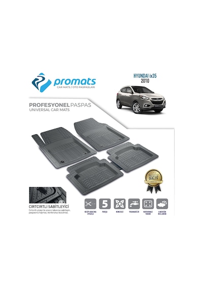 Hyunda İx35 2010 Ve Sonrası 4d Oto Paspas Profesyonel Bej