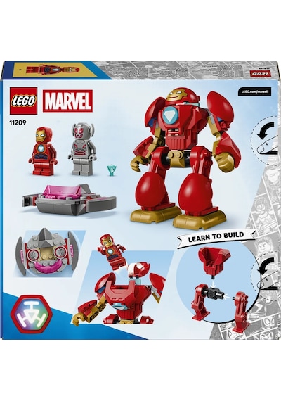 LEGO® ǀ Marvel Iron Man ve Muhteşem Arkadaşları Ultron Iron Man’e Karşı 11209 - 4 + için Minifigür İçeren Oyuncak Yapım Seti (96P)