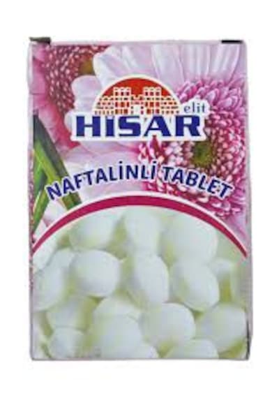 Hisar Misket Naftalin Tablet Koku Giderici 100 Gram 5 Paket