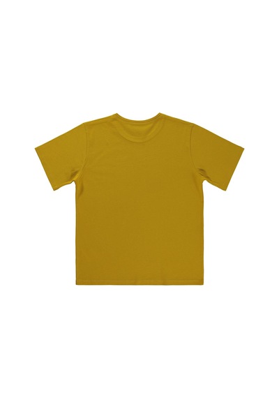 Civil Boys Basic Surf Etiketli 10-13 Yaş Tişört - Sarı Bambu