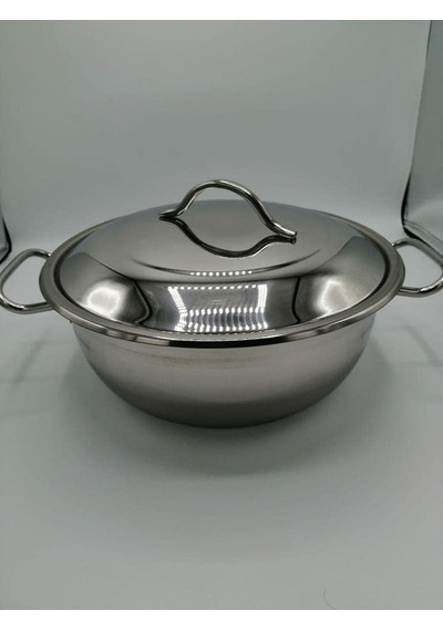 Tr Fms 26cm 4,6 Lt Lüks Çelik Basık Tencere Genel