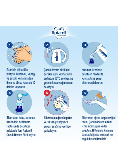 Aptamil 3 Çocuk Devam Sütü 800 G 4 Adet