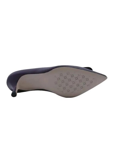 Poletto Hakiki Deri Mor Ayakkabı Stiletto 9841 41-1267 Mor