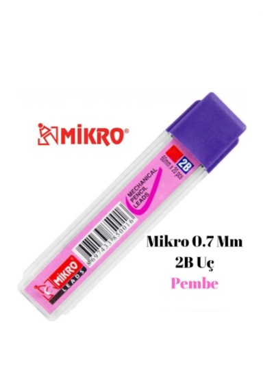 Mikro 0.7 Pembe Kalem Ucu 2 Ad.