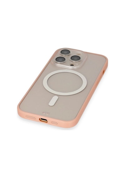 Apple Uyumlu iPhone 14 Pro Kılıf Grand Magneticsafe Kapak - Pembe Diğer