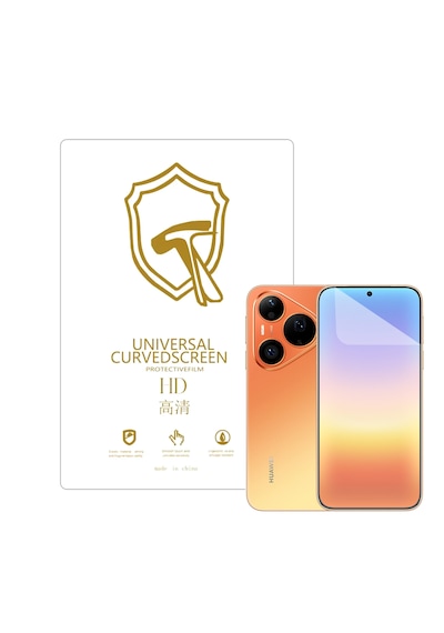 Microcase Huawei Pura 90s Pro Global İle Uyumlu Full Tpu Nano Ön Ekran Koruma Filmi - Ekm101