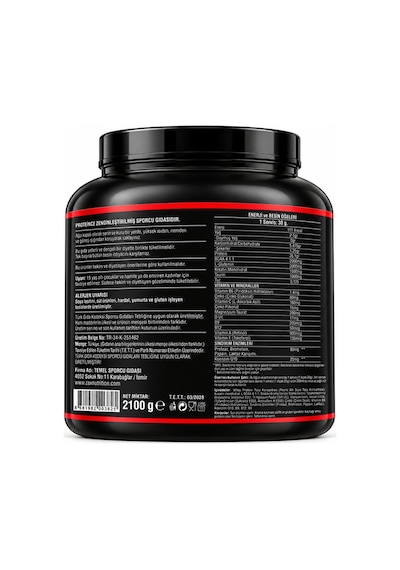 Whey Protein 2000g Çikolatalı Helal B6 Vitamin Destekli Çikolata