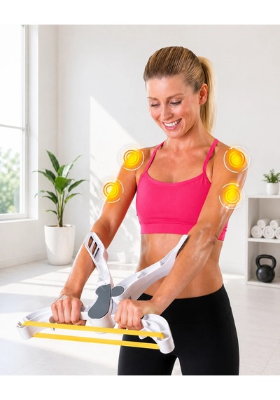 Taşınabilir Direnç Bantlı Ev Fitness Kol Güçlendirme Aleti Çok Renkli