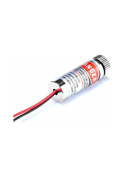 5mw 650nm Kırmızı Çizgi Lazer Modül Lens İle Odak Ayarlı 12mm Çap