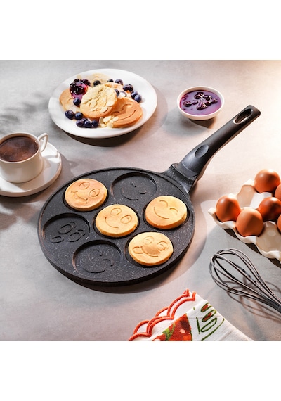 Schafer Black Stone Pankek Tavası 26 Cm-siyah