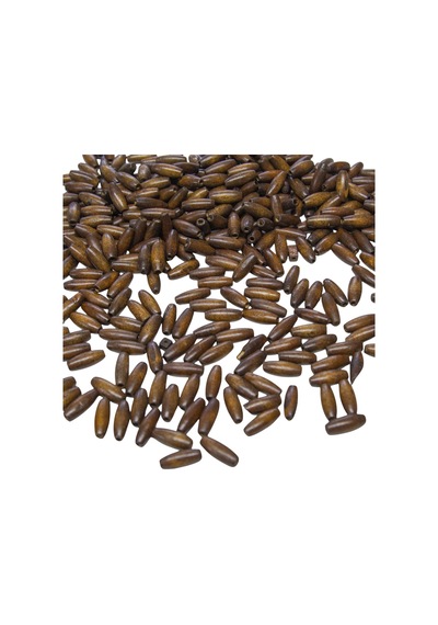 12 Mm Arpa Kahverengi 22x6 Mm Ahşap Boncuk 50 Gr 100 Adet