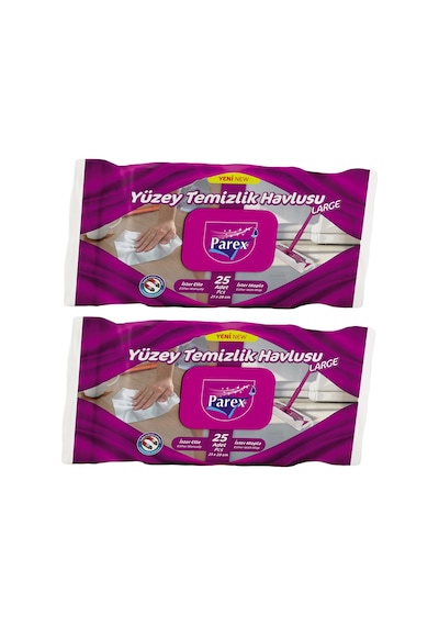 25 Li Yüzey Temizlik Havlusu Large İkili Paket Diğer
