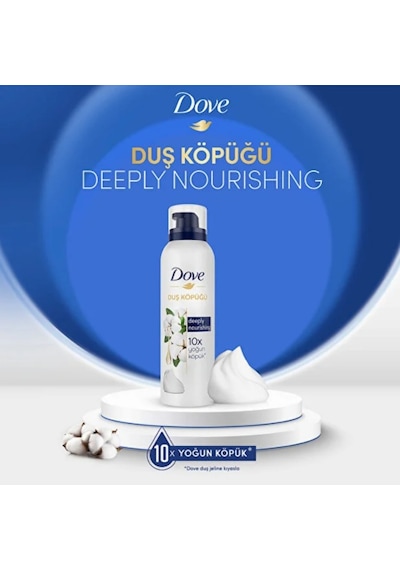 Dove Depply Nourishing Duş Köpüğü 200 Ml X 2 Adet PKT.DOVE.022 Diğer