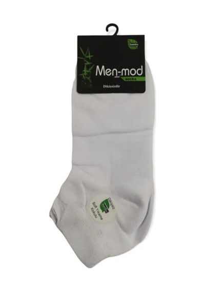 Menmod 12 Li Bambu Dikişsiz Kısa Patik Erkek Çorabı 001