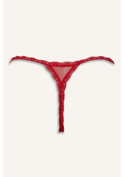 Defacto Dantel Detaylı Tanga-fall İn Love G1110ax25wnrd79 Kırmızı-rd79