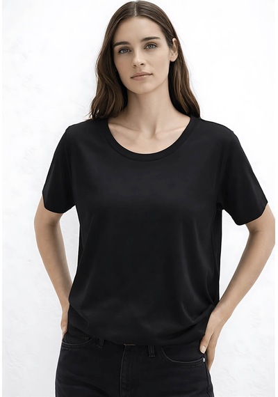 Fashion Friends Kol Detaylı Siyah Kadın Bluz 26y0309k1