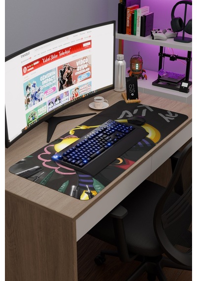 Assassination Classroom Anime V2 - 90x40 Xxl Gaming Kauçuk Kaymaz Taban Mouse Pad Fare Altlığı