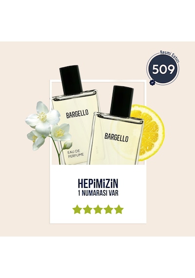 Bargello 509 Fresh Erkek Parfüm EDP 2 x 50 ML