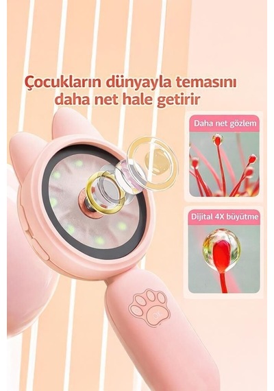 Özel Üretim Bilim Merak Cihaz Mini Dijital Mikroskop Tsm02 Mavi