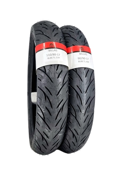 110/80-17 Ve 90/90-17 Tl Tubeless - Dubleks Bl086 Motosiklet Takımı