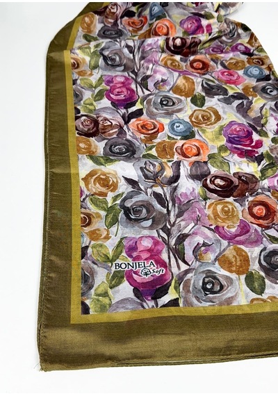 Bonjela Soft Pamuk Şal-75 X 190 -06572 Yağ Yeşili