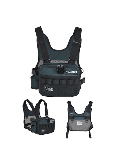 Fujin Aji Vest Tactical Indigo Balıkçı Çantası