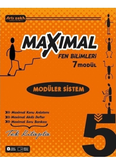 Artı Zeka Yayınları 5 Sınıf Maxımal Fen Bilimleri Modüler Sistem Seti 6 Modül
