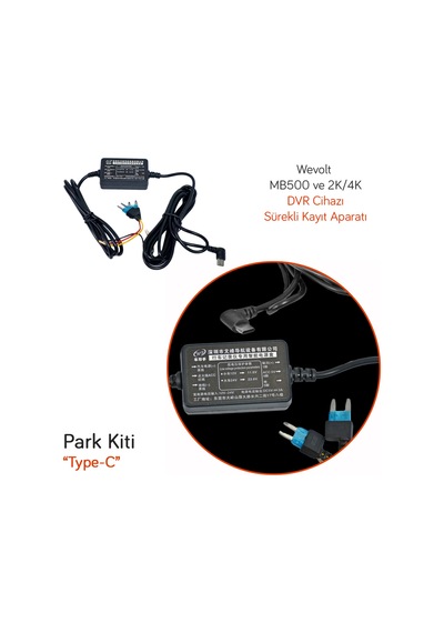 Nyf Park Kiti Type-c Wevolt Mb500 Ve 2k/4k Dvr Sürekli Kayıt Aparatı