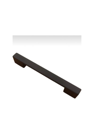 Modern Kulp Matsiyah Ölçü 160mm 1paket10adettir - Mobilya Kulpları - 16 Cm Siyah Çift Delikli 160