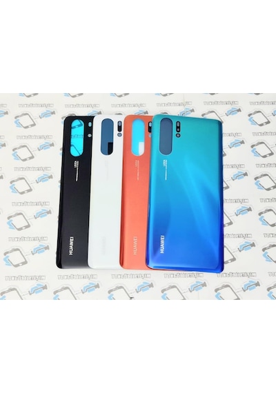 Tkgz - P30 Pro Arka Kapak Batarya Pil Kapağı (Cam) (503836335) Beyaz