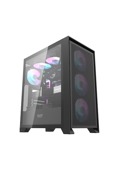 Aıgo Darkflash Drx70 Mesh 750w 80+ Usb3.0 4x12cm Fan Temperlı Cam Sıyah Atx Oyuncu Kasası